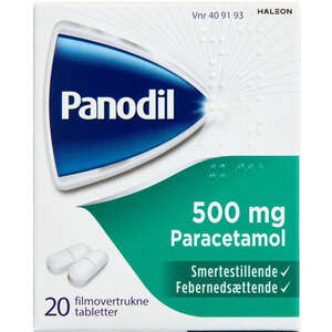 Panodil 500 mg blister 20 stk