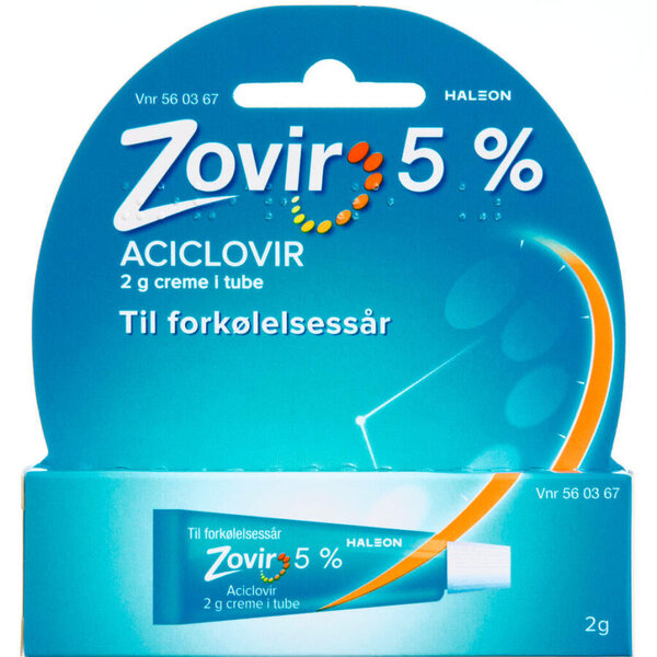 Zovir creme 2 g tube 