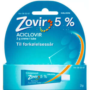 Zovir creme 2 g tube 