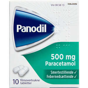 Panodil 500 mg 10 stk