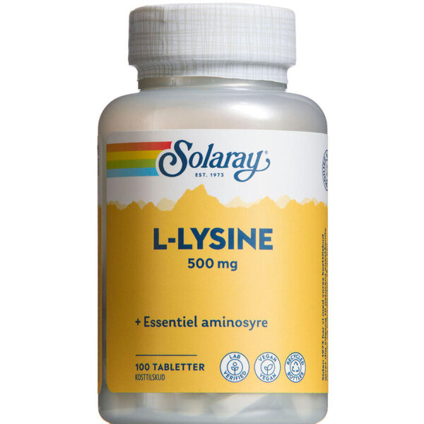 Solaray L-Lysine Tabletter