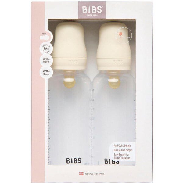 BIBS Sutteflaske Ivory 2stk