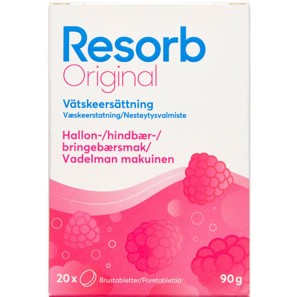 Resorb Original Væskeerstatning (hindbær)
