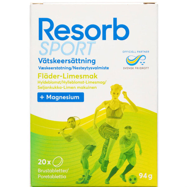 Resorb Sport Hyldeblomst-Lime