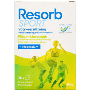 Resorb Sport Hyldeblomst-Lime