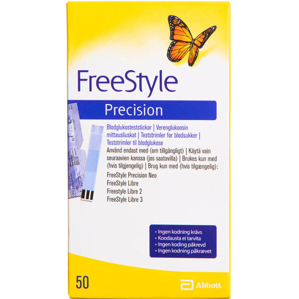 Freestyle Precision Teststrimler (50 stk)