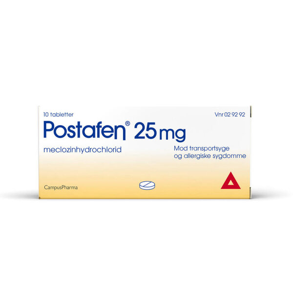 Postafen 25 mg 10 stk