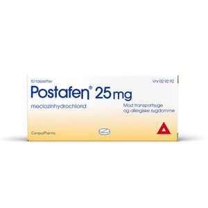 Postafen 25 mg 10 stk