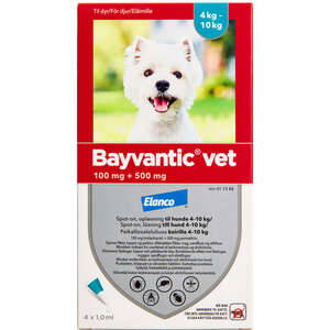 Bayvantic Vet. Opløsning Hunde 4-10 kg