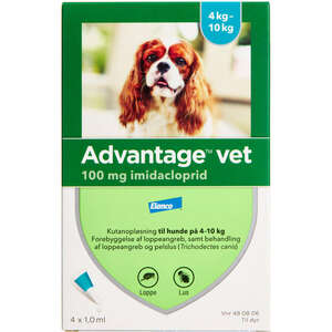 Advantage Vet. Opløsning (4-10 kg)