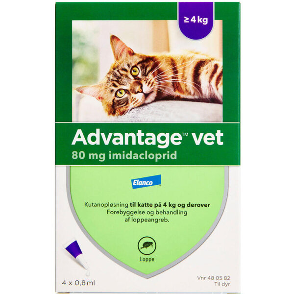 Advantage Vet. Opløsning (kat >4 kg)