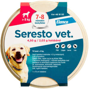 Seresto vet til hunde over 8 kg