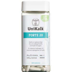 Unikalk Forte 20 120 stk
