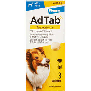 AdTab til hunde >22-45 kg 900