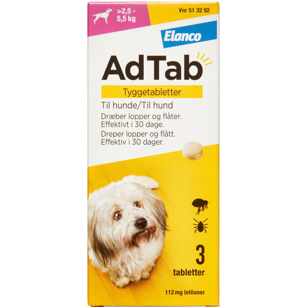 AdTab til hunde >2.5-5.5 kg 11