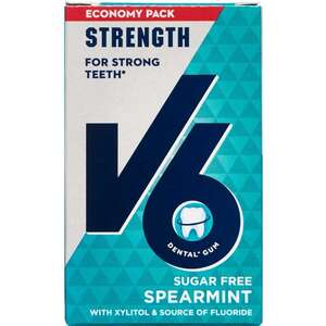 V6 strong spearmint med fluor