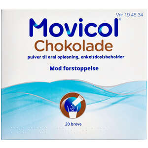 Movicol Chokolade breve til oral opløsning 20 stk
