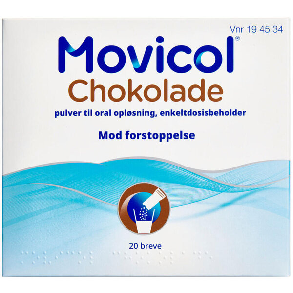 Movicol Chokolade breve til oral opløsning 20 stk