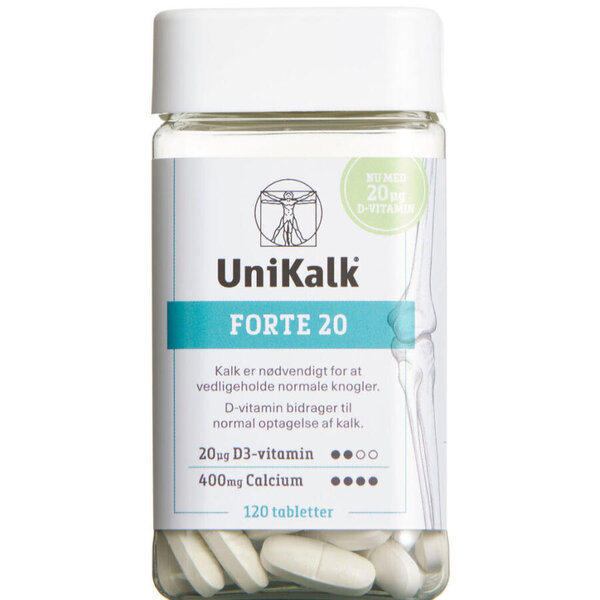 Unikalk Forte 20 120 stk