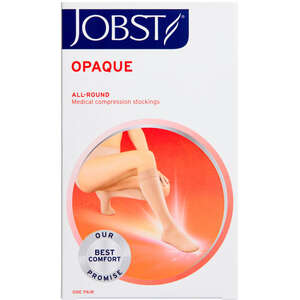 Jobst Opaque kompressions knæstrømper (L/sort)