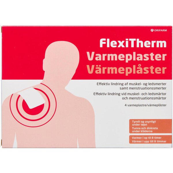 Flexitherm Varmeplaster 4 stk.