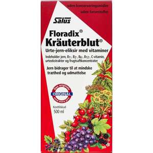 Floradix Kräuterblut eliksir (500 ml) Floradix Kräuterblut eliksir (500 ml)