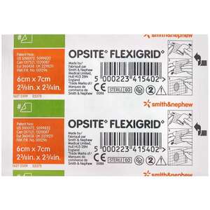 Op-Site Flexigrid Filmbandage (6 x 7 cm) Op-Site Flexigrid Filmbandage (6 x 7 cm)