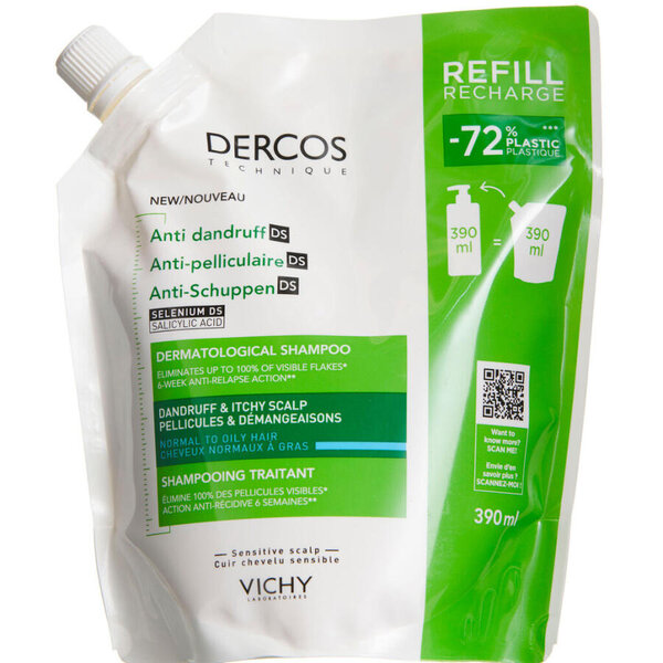 Vichy Derc Antiskæl Shampoo OH
