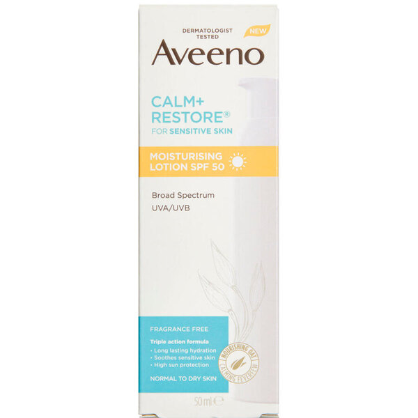 Aveeno Calm+resto Moist.Spf50