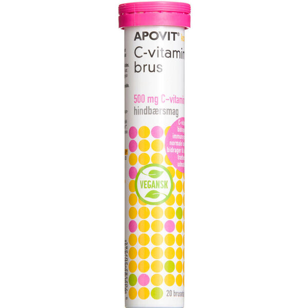 Apovit C-vitamin brus (hindbær)