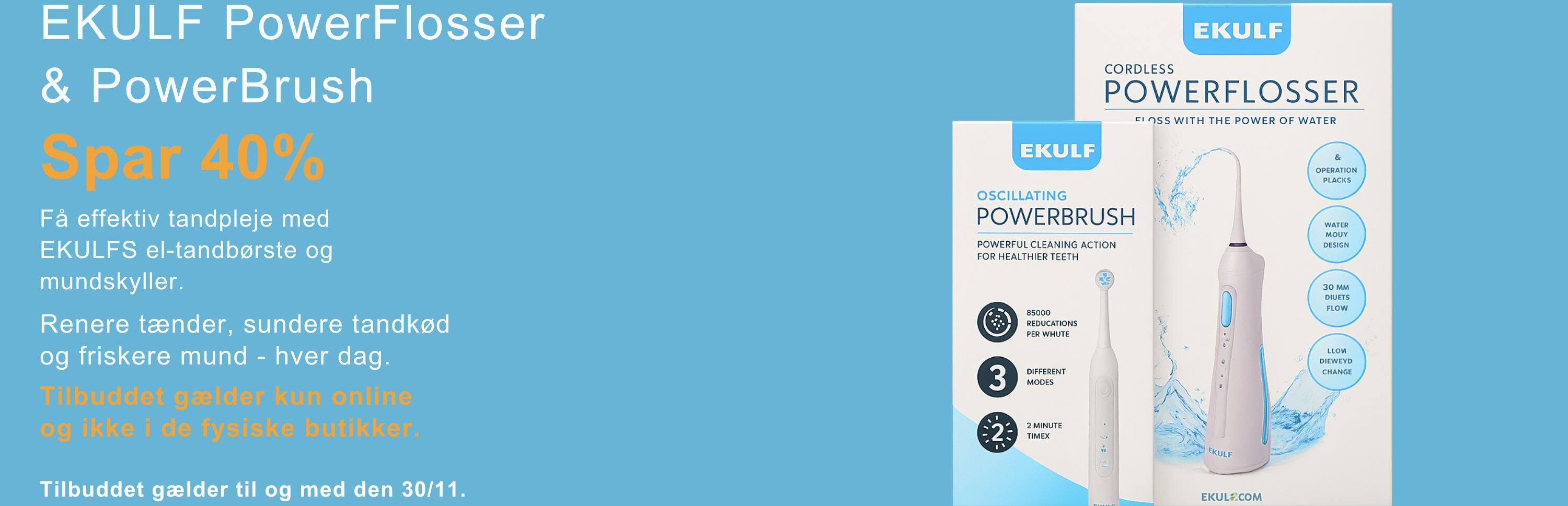 Ekulf med effektiv tandpleje 