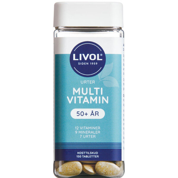 Livol Multivitamin m.urter 50+