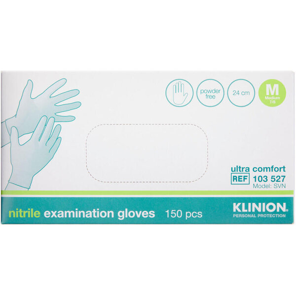 Klinion Protection Nitrile Handsker (M-pudderfri)