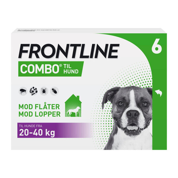 Frontline Combo Vet. (hund 20-40 kg) 6 stk