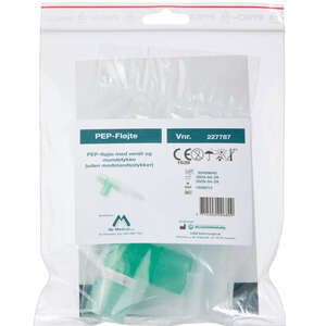 PEP-FLØJTE M.VENTIL & MUNDSTK