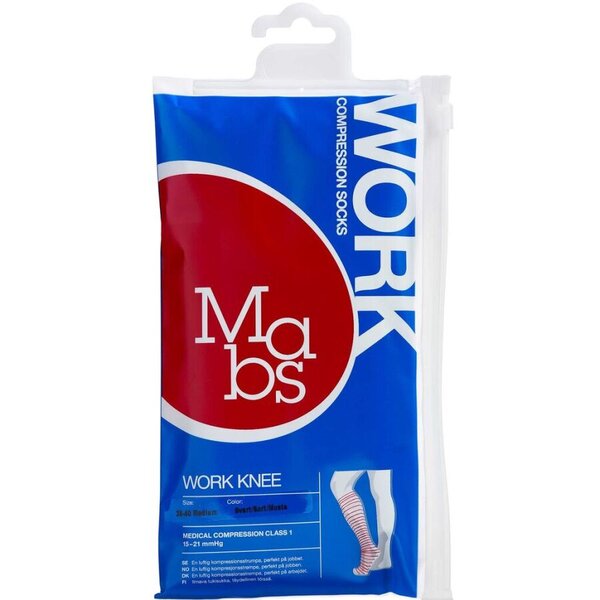 Mabs Work Knæstrømpe (Sort/M)