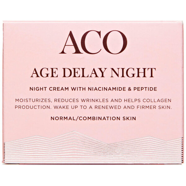ACO Age Delay Night Cream Normal Skin