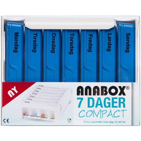 Anabox 7 dage Compact (turkis)