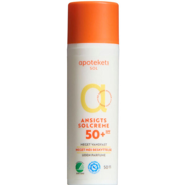 Apotekets Ansigts Solcreme SPF 50+