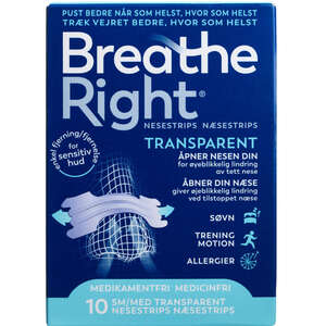 Breathe Right Næsestrips (10 stk)