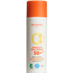 Apotekets Ansigts Solcreme SPF 50+