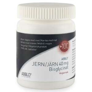 ABBLO Jern 40mg. Bisglycinat