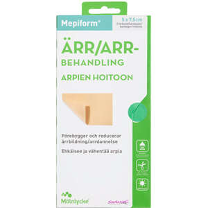 Mepiform arforbinding, 5x7,5cm
