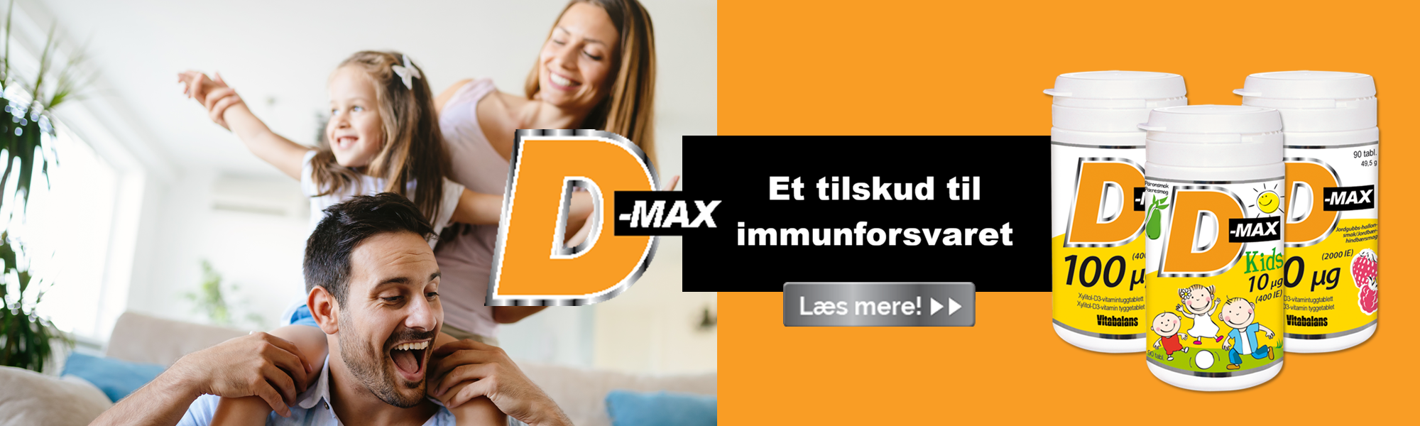 D-Max et ekstra tilskud til immunforsvaret 