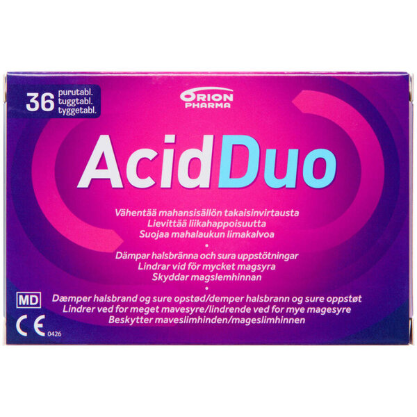 AcidDuo Tyggetablett 36 stk.