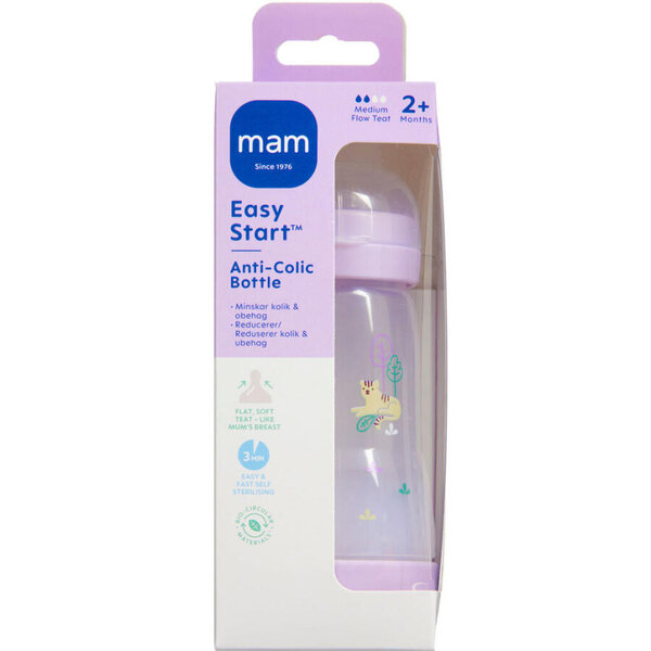 MAM Easy St AntiColic 260 PINK