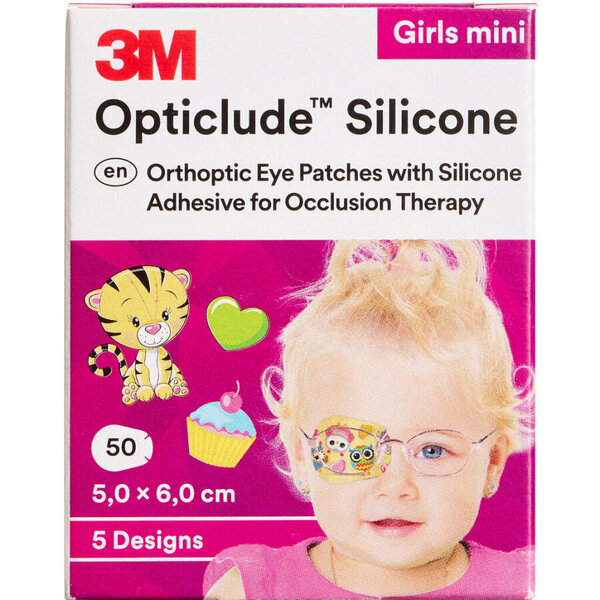 3M Opticlude Silicone Skeleplaster (mini/pige)