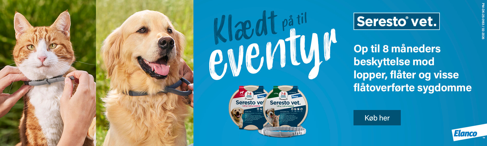 Beskyttelse mod lopper, flåter og visse