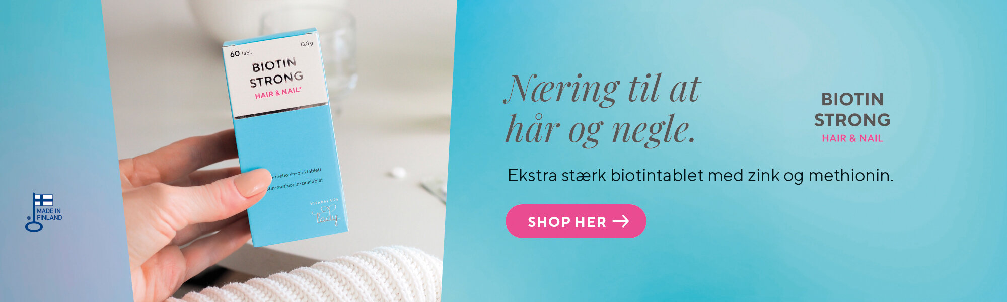 Næring til at hår og negle 