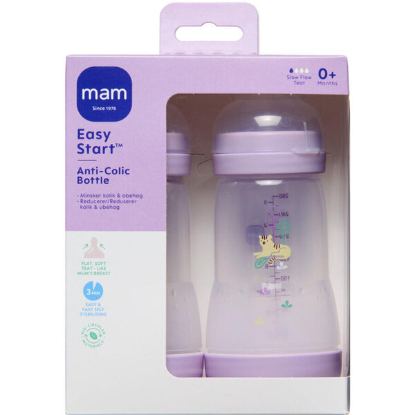 MAM Anti-Colic Sutteflaske (2x260ml)